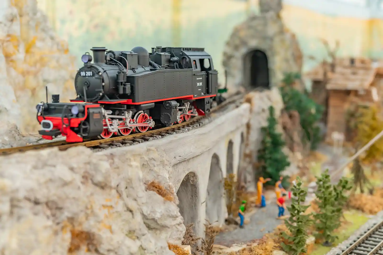 Modellbahn-Anlage der Usedomer Dampfbahn in Loddin, Foto 4