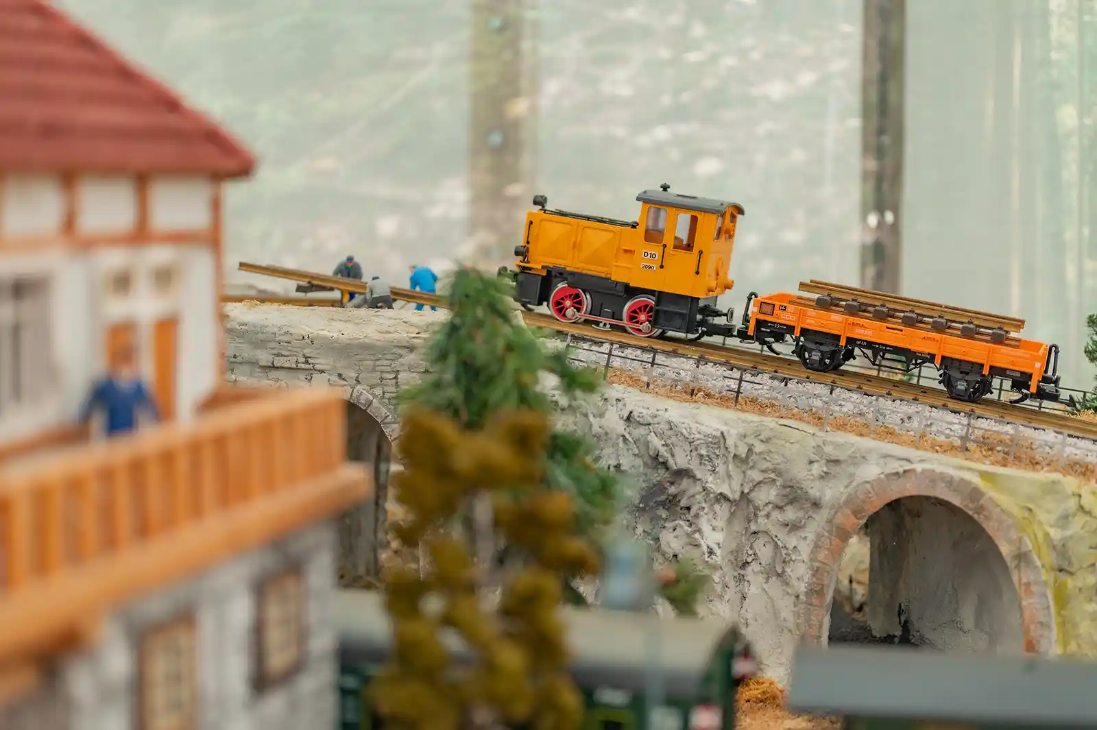 Modellbahn-Anlage der Usedomer Dampfbahn in Loddin, Foto 11