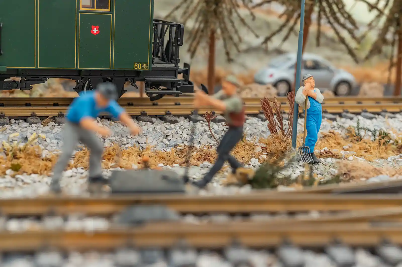 Modellbahn-Anlage der Usedomer Dampfbahn in Loddin, Foto 12